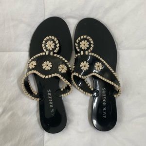 Jack Rogers jelly flat sandals
